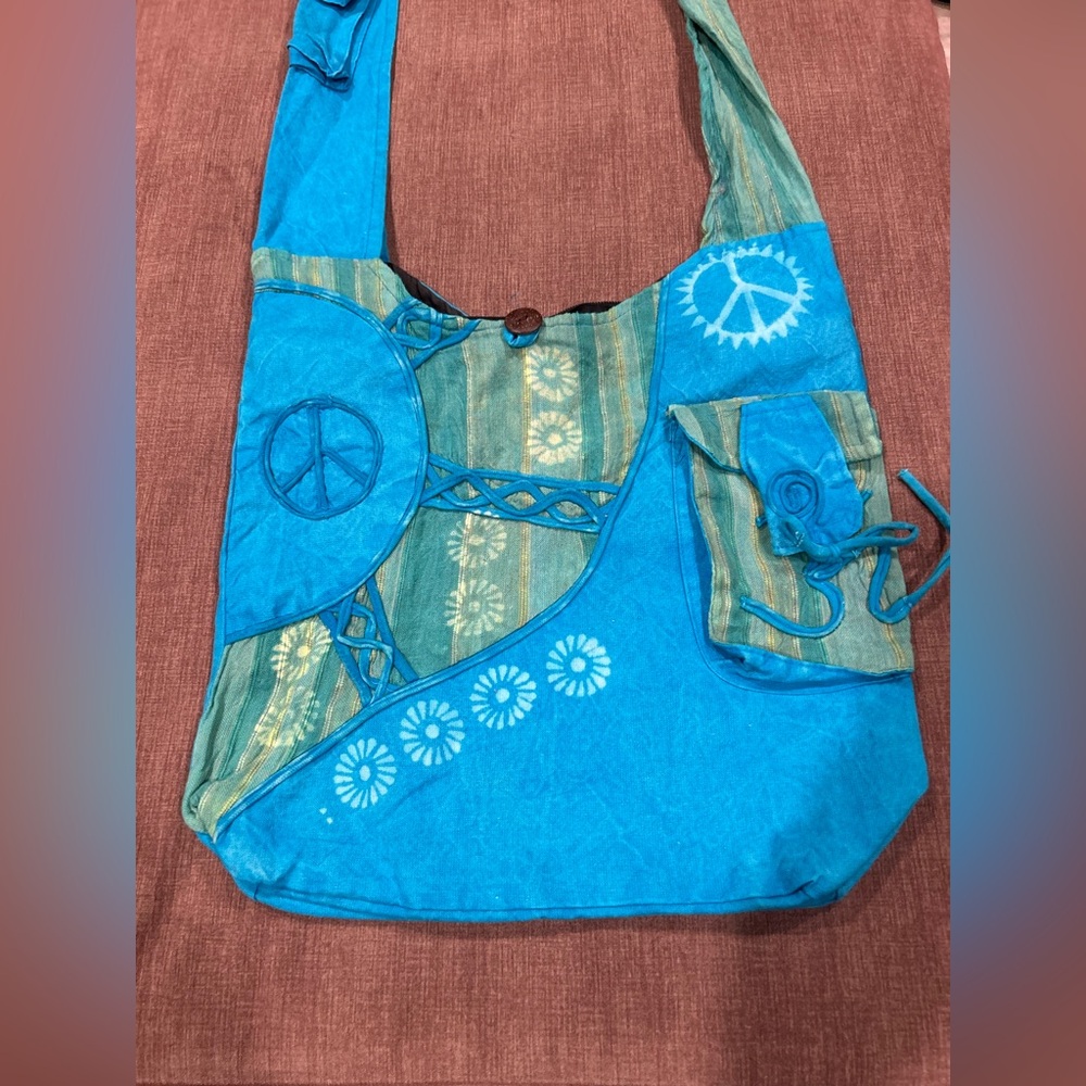 NEW Blue Bohemian Shoulder Bag - Minicci Bag